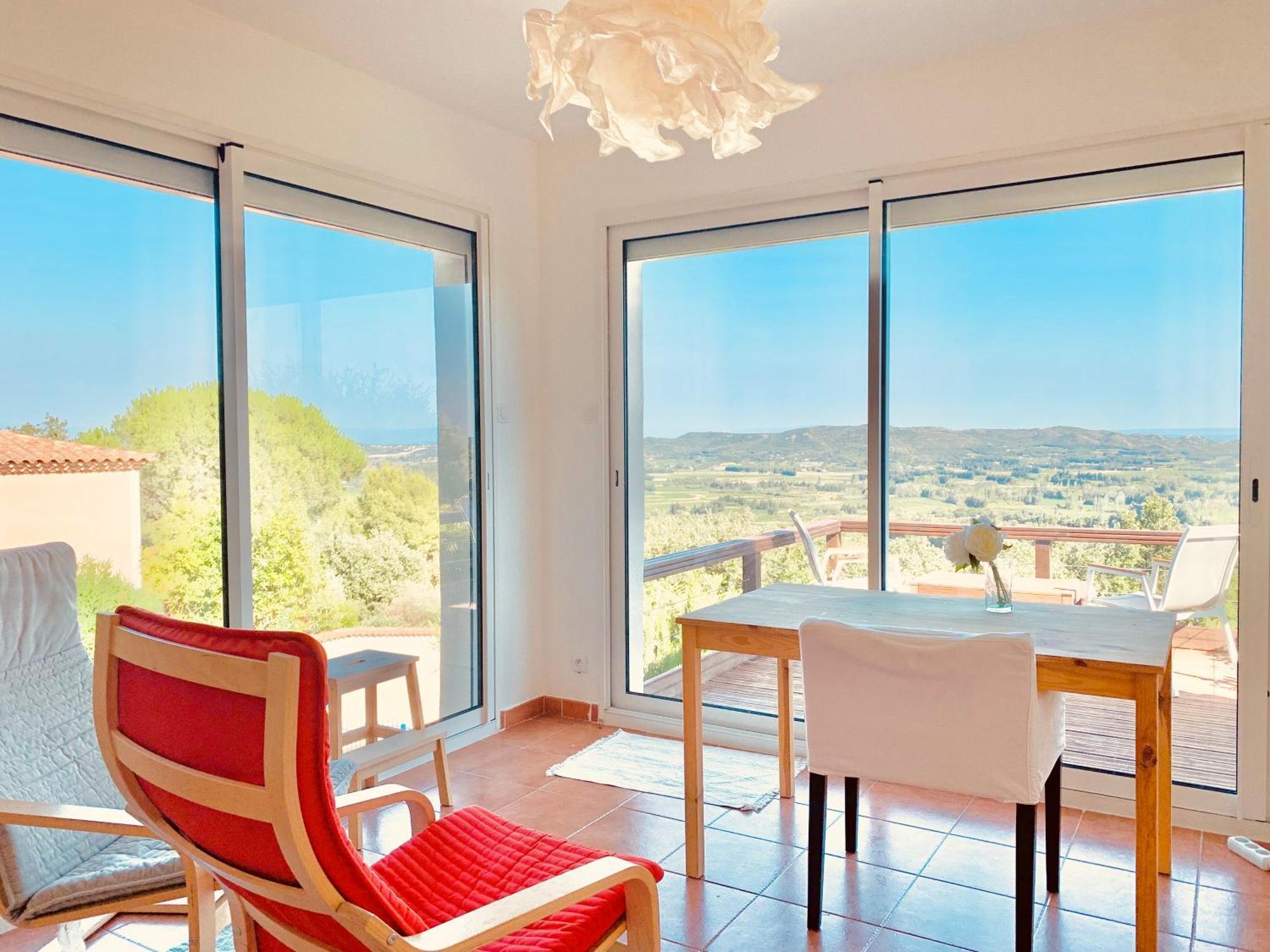 Provencal Villa With Stunning View & Summer Pool Rochefort-du-Gard Extérieur photo